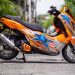 Modifikasi Yamaha NMAX “Turbo” bergaya balap karya Nakano Garage dengan inspirasi helm Jason DiSalvo. (Dok. Yamaha)