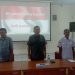 Ketua Perkemi Provinsi Jambi Adri S.H., M.H. (tengah) memimpin Rapat Persaudaraan Provinsi (Raperprov) 2025–2029 di Aula BPSDM Jambi, Selasa (25/11/2025). (Dok. Stepanus)