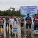 PT Pertamina Training and Consulting (PTC) bersinergi dengan Fuel Terminal Pulau Baai Bengkulu melaksanakan penanaman 2.200 bibit mangrove di kawasan Pulau Baai dan Muara Jenggalu, Kota Bengkulu, Rabu (10/12/2025) lalu. (Dok/yl)