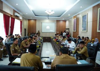 Konsolidasi itu dibahas dalam rapat tanggap darurat yang berlangsung Selasa (2/12/2025) di Ruang Rapat Gubernur Bengkulu. (Dok.yola)