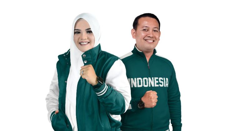 Bupati Tanjung Jabung Timur H. Dillah Hikmah Sari dan Wakil Bupati Muslimin Tanja (Dok. Humas)