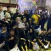 Kontingen IPSI Kabupaten Tanjung Jabung Timur berpose bersama usai meraih juara umum II pada Kejuaraan Provinsi Pencak Silat Jambi 2025 di GOR Judo Kota Baru, Jambi. (Dok. Daus)
