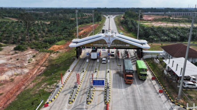 Gerbang Tol Sebapo (Dok, Humas HK)