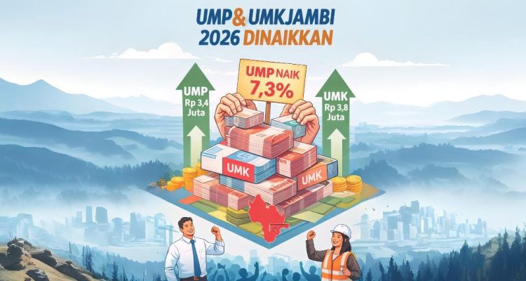 Ilustrasi kenaikan UMP dan UMK Jambi (Dok. Cici)