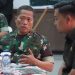 Danrem 042/Gapu Brigjen TNI Heri Purwanto berdiskusi dengan peserta rapat seusai mengikuti Rapurna TMMD ke-46 TA 2025 secara virtual di Makodim 0415/Jambi. . (Dok. Penrem 042/Gapu)