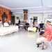 Kapolda Jambi Irjen Pol. Krisno H. Siregar saat bersilaturahmi dengan pengurus Parisada Hindu Dharma Indonesia (PHDI) Provinsi Jambi dan tokoh umat Hindu di Pura Giri Indra Lokha, Kamis (4/12/2025). (Dok. Nahar)
