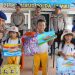 Personel Ditpolairud Polda Jambi berfoto bersama siswa-siswi TK Kemala Bhayangkari usai mengikuti kegiatan Polisi Sahabat Anak dan edukasi maritim di Markas Ditpolairud Polda Jambi, Selasa (16/12/2025). (Dok. Nahar)