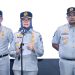 Plt. Direktur Utama Jasa Raharja Dewi Aryani Suzana memberikan arahan saat Apel Pengamanan Natal 2025 dan Tahun Baru 2026 di Kantor Pusat Jasa Raharja, Jakarta, Selasa (16/12/2025).(Dok. Humas)