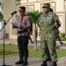Kapolresta Jambi Kombes Pol Boy Sutan Binanga Siregar, S.I.K., M.H. bersama Dandim 0415/Jambi Kolonel Inf Putra Negara, S.H., M.Han., memimpin Apel Gelar Pasukan Operasi Lilin 2025 di Lapangan Mapolresta Jambi, Jumat (19/12/2025). (Dok, Nahar)