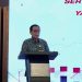 Kepala Eksekutif Pengawas Perbankan OJK Dian Ediana Rae menyampaikan sambutan dalam acara peresmian pembentukan Departemen Pengaturan dan Pengembangan UMKM dan Keuangan Syariah serta Direktorat Pengawasan Perbankan Digital (Dok. Humas OJK)