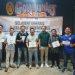 Insan pers dan anggota FK-IJK Provinsi Jambi berfoto bersama usai pelaksanaan lomba domino yang digelar di pusat Kota Jambi, Jumat–Sabtu (18–19/12/2025) (Dok. Rolan)
