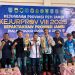Poto bersama atlet usai pembukaan Kejurprov VIII Sepak Takraw Provinsi Jambi Tahun 2025 di Lapangan Tenis BPSDM Provinsi Jambi, Senin (22/12/2025) (Dok. Daus)