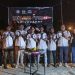 Pengurus dan anggota Honda Vario Club (HVC) Jambi bersama perwakilan komunitas motor Honda berfoto bersama saat perayaan Anniversary ke-14 HVC Jambi di Samjoy Cafe, Kota Jambi (Dok. Strepanus)