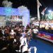 Gubernur Kepulauan Riau Ansar Ahmad melepas peserta BTN Kepri Moonrun 2025 di depan Gedung Daerah Provinsi Kepulauan Riau, Tanjungpinang, Sabtu (27/12/2025) malam. (Dok.Ikram)
