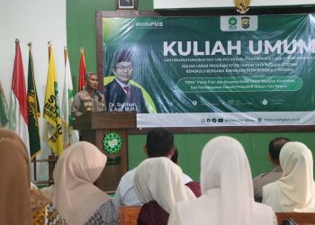 Kapolda Bengkulu Irjen Pol. Mardiyono, menghadiri kegiatan sosialisasi kuliah umum yang dirangkaikan dengan penandatanganan Nota Kesepahaman MoU dan PKS antara Polda Bengkulu dan STIES NU Bengkulu, Rabu (28/1/2026). (Dok/yola)