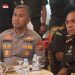 Kapolda Bengkulu Irjen Pol. Mardiyono, menghadiri kegiatan sinergitas penguatan pemahaman dan persamaan presepsi KUHP dan KUHAP baru, di Aula Sasana Bina Karya Kejaksaan Tinggi Bengkulu, Rabu (21/1/2026). (Dok/yola)