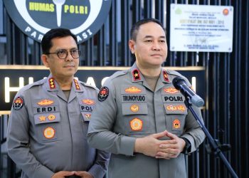 Karo Penmas Divhumas Polri Brigjen Pol Trunoyudo Wisnu Andiko saat dikonfirmasi, Sabtu (24/1/2026). (Dok/yola)