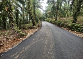 Proyek preservasi jalan Sukamaju–Sendang Mulya–Ujung Tolan di Kecamatan Penarik, Kabupaten Mukomuko. (Dok/DD)