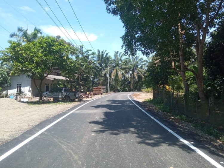 Jalan sepanjang 1,5 kilometer pada ruas Sukamaju–Sendang Mulya–Ujung Tolan, Kecamatan Penarik. (Dok/Dd)