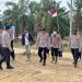 Kapolda Aceh Tinjau Kesiapan Lahan Huntap di Aceh Tamiang, di areal perkebunan PTPN I, Desa Simpang Kanan, Kecamatan Kejuruan Muda, Kabupaten Aceh Tamiang, Jumat (23/1/2026). (Dok/yola)