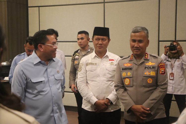 Kapolda Bengkulu Hadiri Acara Pengarahan dan Evaluasi Badan Gizi Nasional, di Hotel Mercure, Rabu (21/1/2026). (Dok/yola)