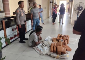 Ditengah pemulihan pasca banjir, Polres Aceh Tenggara berhasil Gagalkan Peredaran 50,7 Kg Ganja, Selasa (27/1/2026). (Dok/yola)