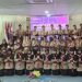 Rektor UIN STS Jambi Prof. Kasful Anwar bersama Dewan dan Badan Pengurus Harian Gerakan Pramuka UIN STS Jambi masa bakti 2026 usai pelantikan di Kampus UIN STS Jambi, Senin (19/1/2026). (Dok. Stepanus)