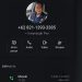 Tangkapan layar akun WhatsApp yang mencatut nama dan foto Ketua PWI Kota Jambi, Irwansyah