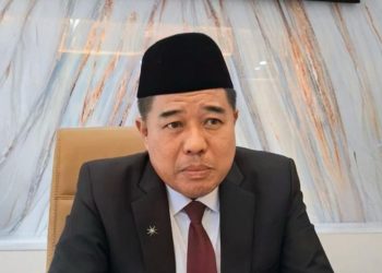 Kepala Dinas PUPR Provinsi Jambi Muzakir, S.Pd., M.Si., memberikan keterangan terkait rencana prioritas pembangunan dan pemeliharaan infrastruktur jalan di wilayah Jangkat pada tahun anggaran 2026. (Dok. Stepanus)