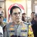 Kapolda Jambi Irjen Pol Krisno H. Siregar memberikan keterangan kepada awak media saat memantau situasi keamanan dan arus lalu lintas malam pergantian Tahun Baru 2026 di kawasan Tugu Keris, Kotabaru, Kota Jambi, Rabu (31/12/2025). (Dok. Nahar)