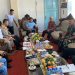 Bupati Bengkulu Tengah Rachmat Riyanto memimpin rapat Forum Koordinasi Pimpinan Daerah (Forkopimda) bersama unsur TNI, Polri, DPRD, dan OPD terkait di Kantor Bupati Bengkulu Tengah, Jumat (19/12/2025). (Dok. Regita)