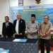 Wakil Gubernur Jambi Abdullah Sani (tengah) bersama pengurus SBUJAKON dan perwakilan asosiasi jasa konstruksi saat musyawarah bersama di Ratu Hotel & Resort Jambi, Sabtu (31/1/2026). (Dok. Stepanus)