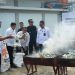 Kakanwil Ditjenpas Jambi Dr Tr Irwan Rahmat Gumilar yang didampingi Kalapas Narkotika Muara Sabak Muhammad Askari Utomo serta unsur TNI-Polri, Pemerintah melakukan pemusnahan barang bukti hasil penindakan dengan cara dibakar dalam sebuah kegiatan resmi penegakan hukum (Dok. Daus)
