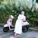 Seorang pengguna berpose bersama Yamaha Grand Filano di Kota Jambi, menampilkan desain bergaya klasik modern yang banyak diminati kalangan anak muda untuk mobilitas harian. (Dok. Yamaha)