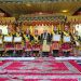 Kapolda Jambi Irjen Pol. Krisno H. Siregar (tengah) bersama sejumlah pejabat daerah usai menerima gelar adat Melayu Jambi dari Lembaga Adat Melayu Provinsi Jambi di Balairungsari LAM Jambi, Rabu (21/1/2026). (Dok. Nahar)