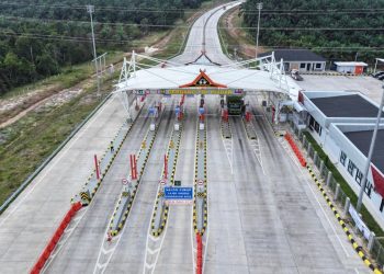 Gerbang Tol Pijoan, Kabupaten Muaro Jambi (Dok. Humas HK)
