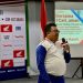 Assistant Manager Marketing Communication Honda Sinsen, Frank Setia, memberikan pemaparan pada Technical Meeting Honda DBL 2026 Jambi di Gedung Main Dealer Sinsen Honda Jambi, Kamis (30/1/2026), (Dok. Sinsen)