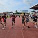 Atlet bela diri Jambi menjalani tes fisik tahap I yang digelar KONI Provinsi Jambi sebagai bagian dari seleksi dan persiapan menuju PON Bela Diri III 2026 di Manado, Sulawesi Utara. (Dok.. Stepanus)