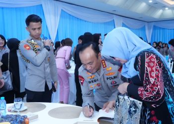 Kepolisian Negara Republik Indonesia menggelar peluncuran dan bedah buku, bertempat di Aula Bareskrim Polri Lantai 9, Rabu (21/1/2026). (Dok/yola)