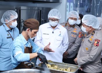 BPOM Apresiasi Standar Keamanan Pangan SPPG Polri, Makanan Diuji Setara Hidangan VIP, Rabu (21/1/2026). (Dok/yola)