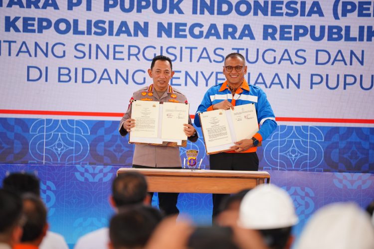 Kapolri MoU dengan PT Pupuk Indonesia Terkait Distribusi, Kamis (29/1/2026). (Dok/yola)