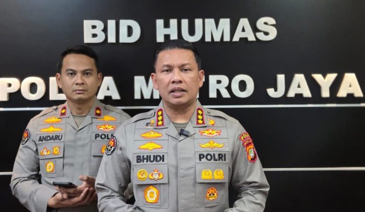 Kabid Humas Polda Metro Jaya, Kombes Pol Budi Hermanto, menyampaikan kepada awak media di lokasi, Jumat (27/2/2026). (Dok/yola)