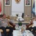 Wakapolda Bengkulu, Brigjen Pol. Dicky Sondani, S.I.K., M.Si., menggelar rapat pembentukan Pusat Studi Kepolisian bersama Rektor UNIB, Dr. Indra Cahyadinata, SP, M.Si., pada Senin (2/2/2026). (Dok/yola)