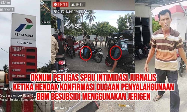 SPBU Tapan, Nagari Riak Danau, Kecamatan Basa Ampek Balai (BAB) Tapan, Kabupaten Pesisir Selatan, Sumatra Barat, Senin (16/2/2026). (Dok/Dd)