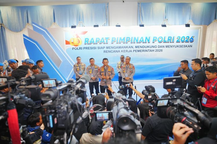 Beri Arahan di Rapim Polri, Kapolri Tegaskan Dukung-Kawal Penuh Program Pemerintah, Senin (9/2/2026). (Dok/Yola)