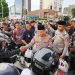 Kapolri Jenderal Listyo Sigit Prabowo menggelar kegiatan pembagian takjil bersama dengan insan pers, di Gedung Rupatama Polri, Jakarta Selatan, Rabu (25/2/2026). (Dok/yola)
