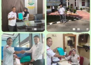 Anggota Persatuan Pewarta Warga Indonesia (PPWI) Kabupaten Mukomuko secara resmi melayangkan laporan ke Kejaksaan Negeri Mukomuko, Rabu (25/2/2026). (Dok/Dd)