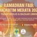 Banner Pasar Bedug dan Ramadan Fair perdana digelar Pemerintah Kabupaten Tanjung Jabung Timur di kawasan Taman PKK Muaro Sabak (Dok. Pemkab)