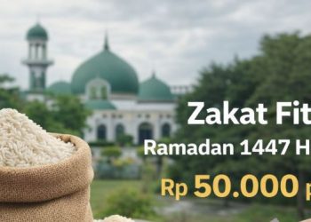 Ilustrasi pembayaran zakat fitrah. (Dok. Cici)