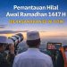 Ilustrasi pemantauan hilal awal Ramadhan 1447 Hijriah di salah satu titik pengamatan di Indonesia, Selasa (17/2/2026). (Dok. Cici)